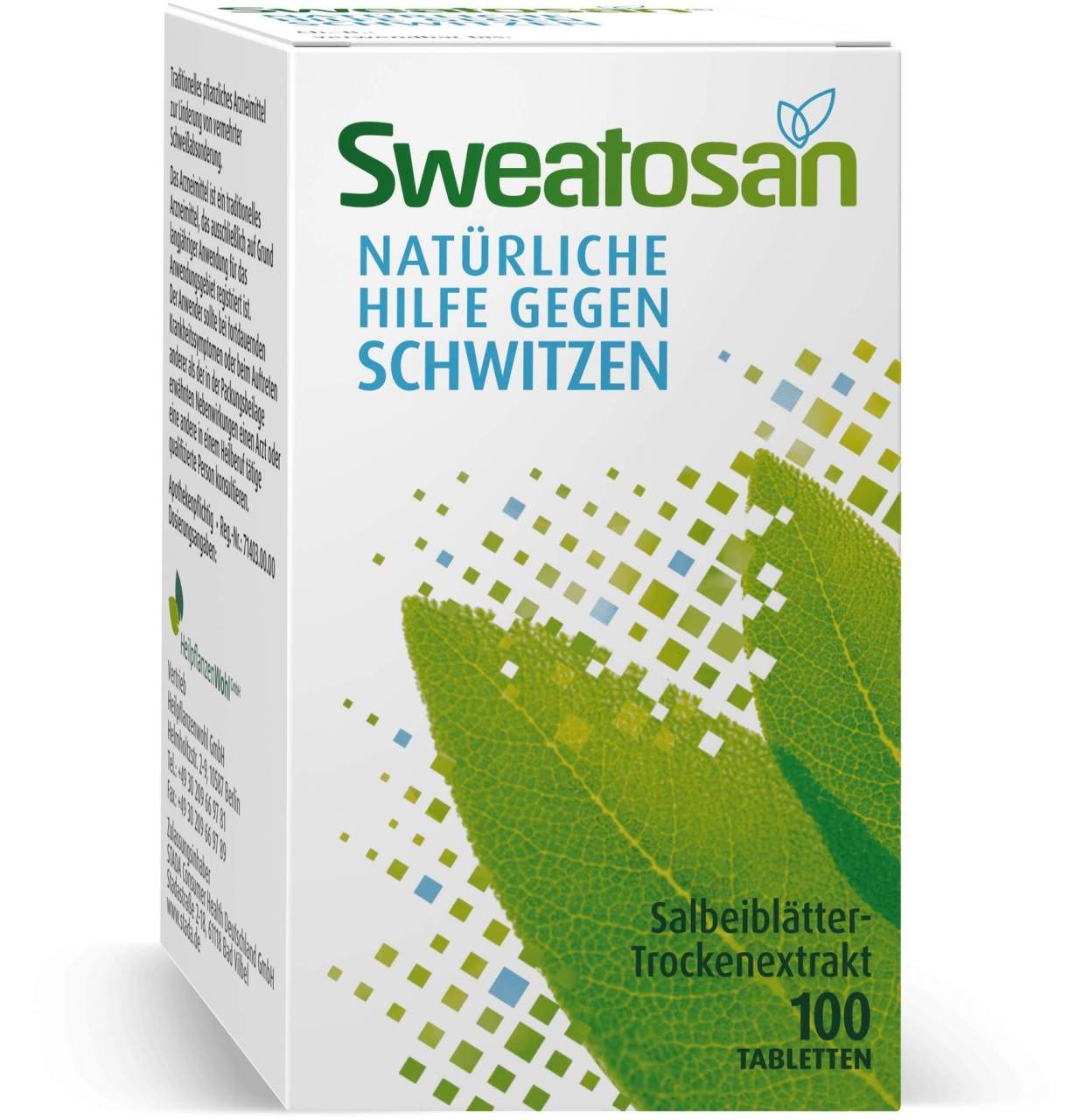 Sweatosan 100 überzogene Tabletten - Bei vermehrter Schweißabsonderung
