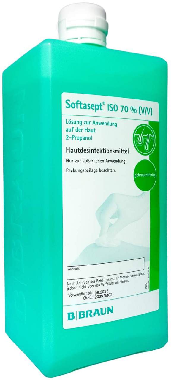 Softasept Iso 70% 1000 ml Lösung - Hautantiseptikum