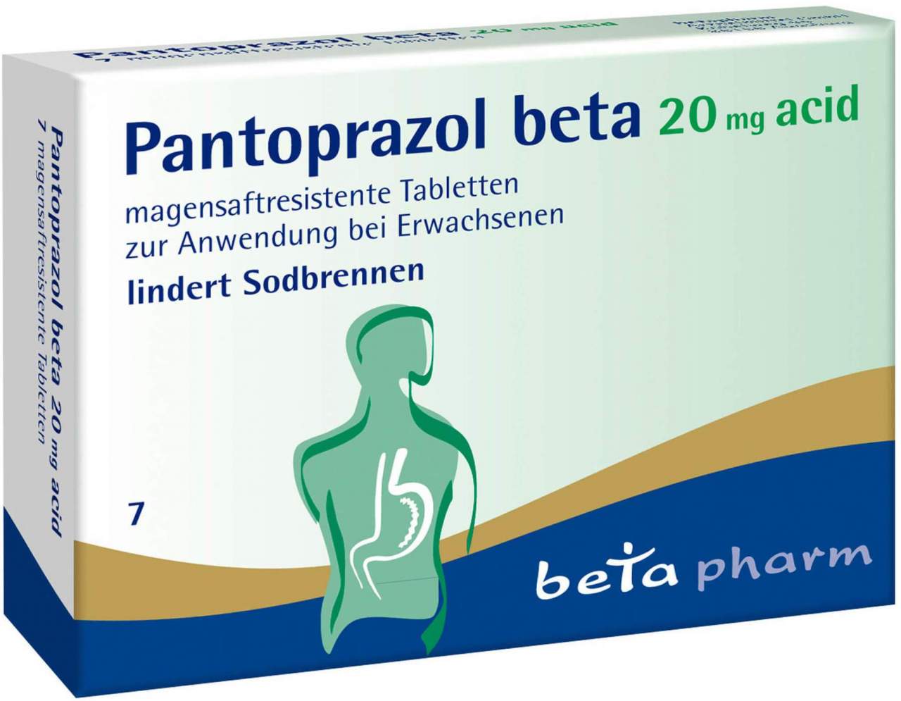 Pantoprazol beta 20 mg acid 7 magensaftresistente