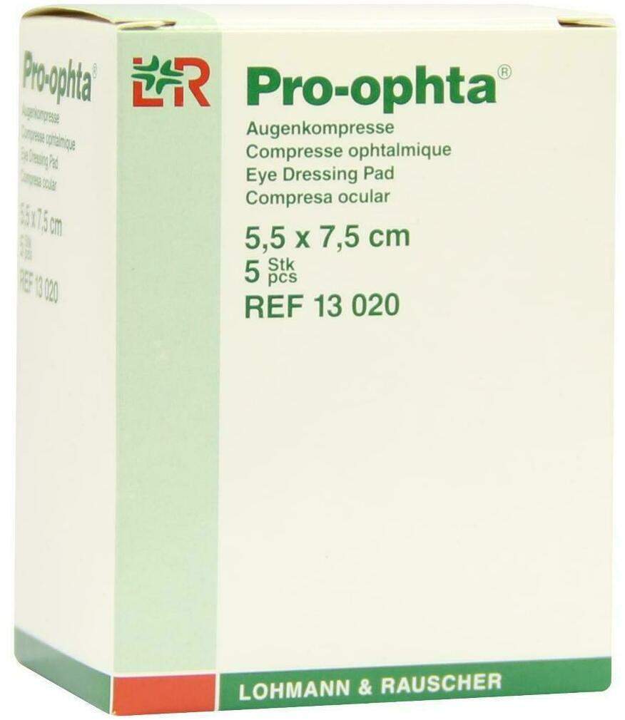 Pro Ophta Kompressen 5,5 X 7,5 cm Unsteril