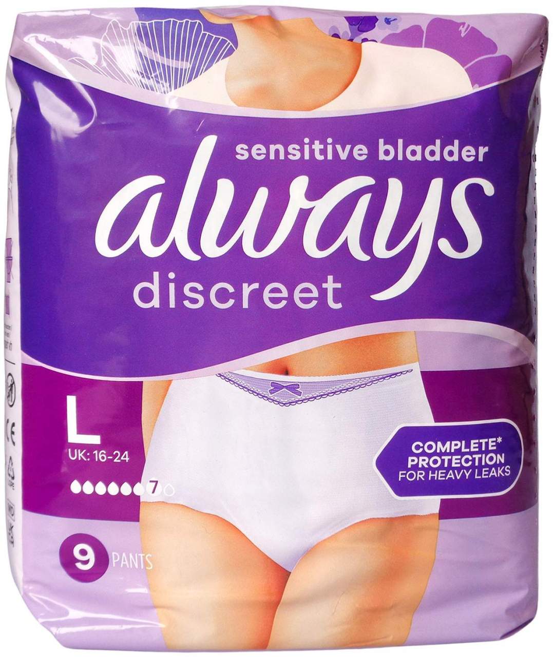 Always Discreet Inkontinenz Pants Plus L
