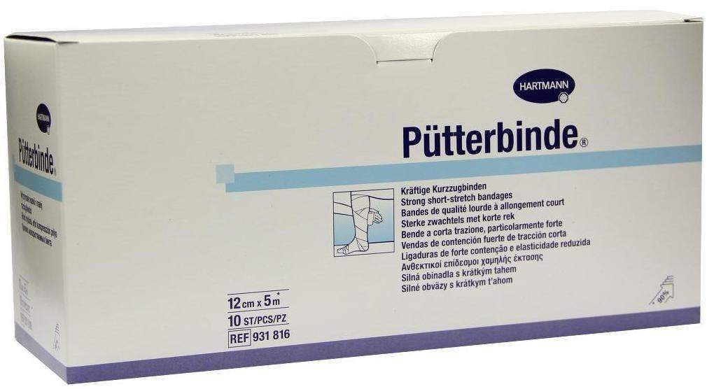 Pütter Binde 12 cm X 5 M 10 Binden - Zur Kompressionstherapie