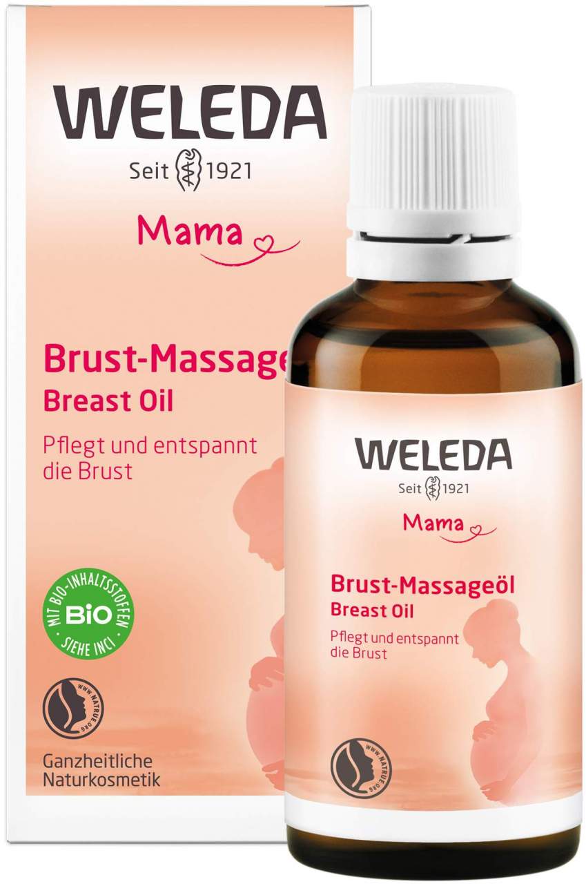 Weleda Brust-Massageöl 50 ml - Für die Brustpflege
