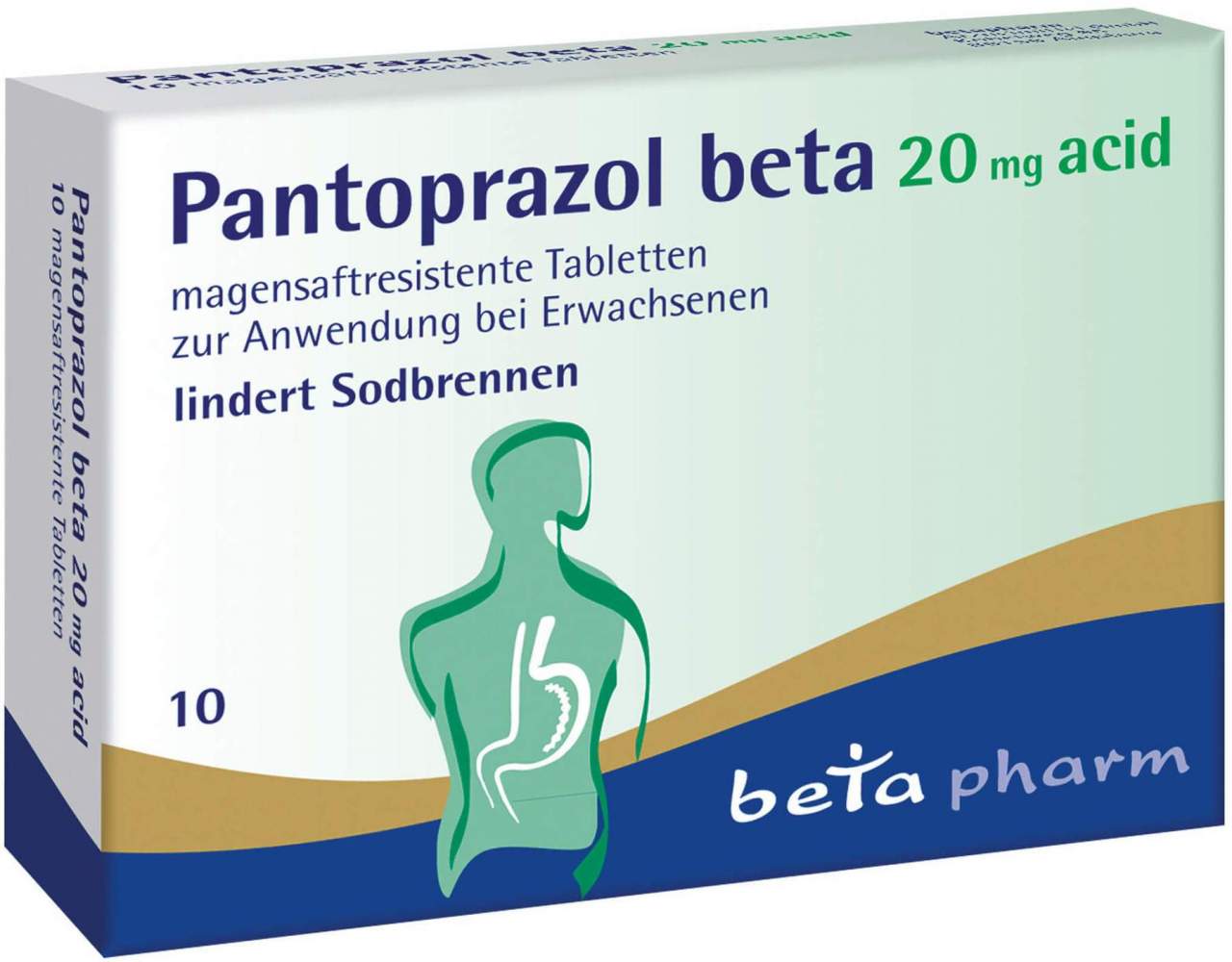 Pantoprazol beta 20 mg magensaftresistente