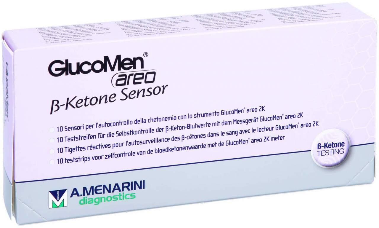 Glucomen areo 2K β-Ketone Sensor Teststreifen