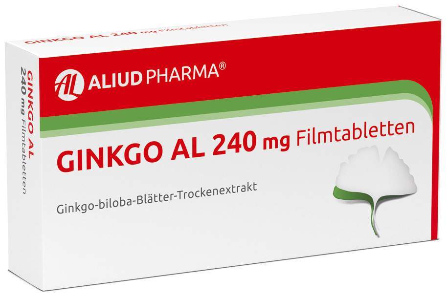Ginkgo Al 240 mg 30 Filmtabletten - Bei Konzentrationsschwächen
