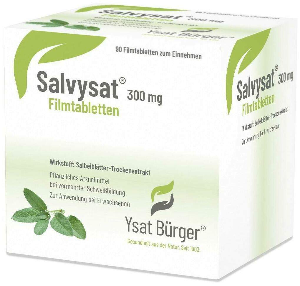 Salvysat 300 mg 90 Filmtabletten - Bei vermehrtem Schwitzen