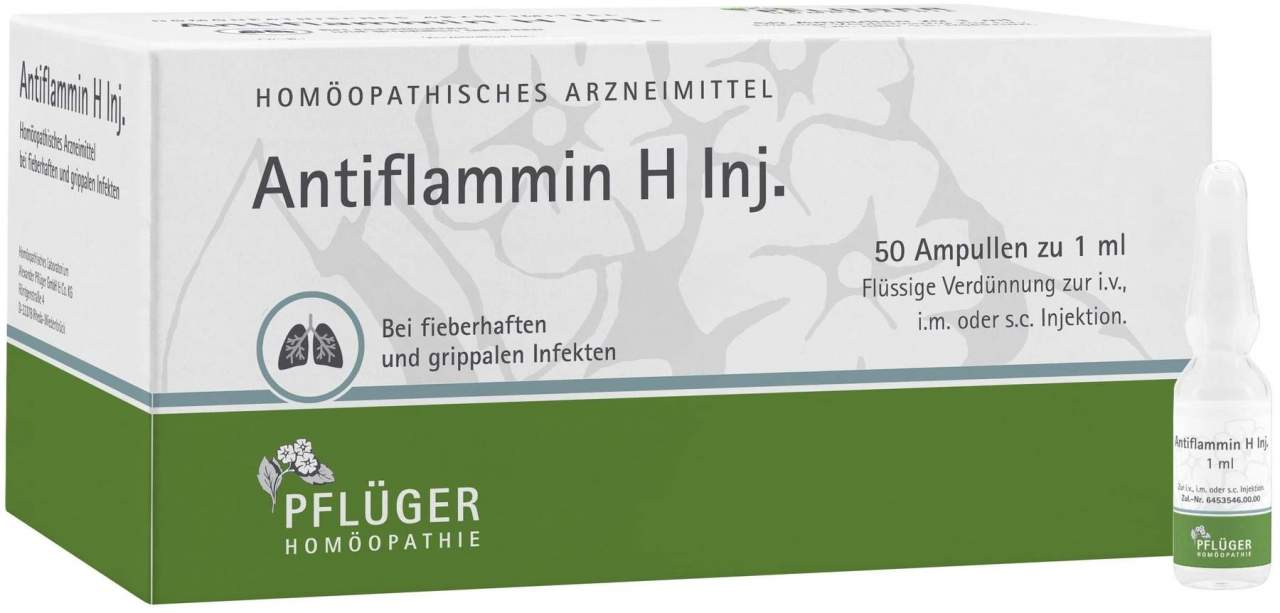 Antiflammin H Inj. 50 X 1 ml Ampullen - Homöopathisches Arzneimittel