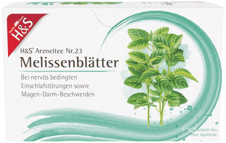 H & S Melissentee 20 Filterbeutel - Zur Teezubereitung