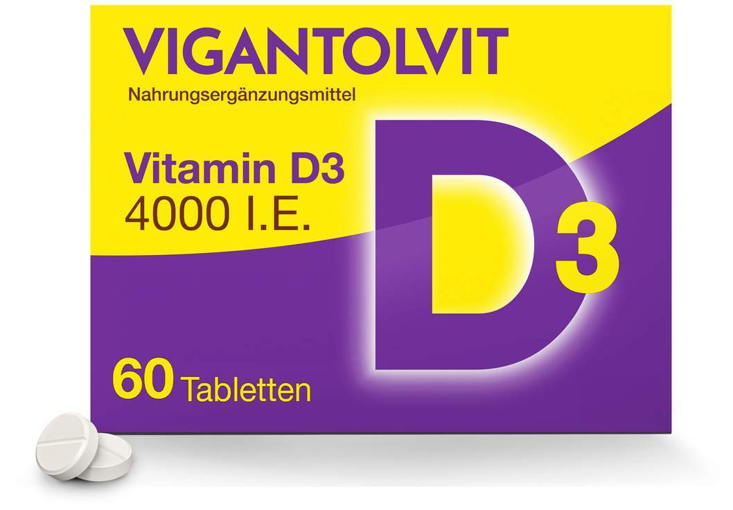 Vitamin D3 4000 I.E. VIGANTOLVIT Tablette, hochdosiert