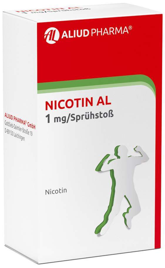 Nicotin AL 1 mg pro Sprühstoß Spray 2 Stück