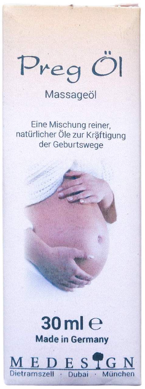 Preg Öl Für Damm Massage 30 ml - Zur Verstärkung der Dammelastizität