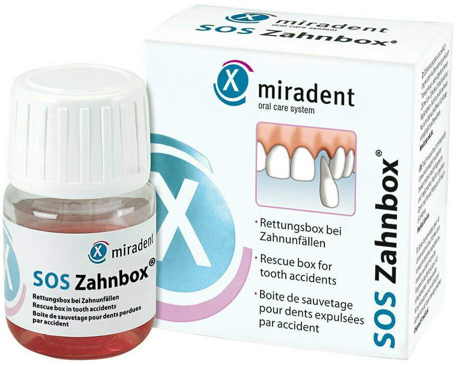 Miradent Zahnrettungsbox Sos Zahnbox - Zahnbedarf