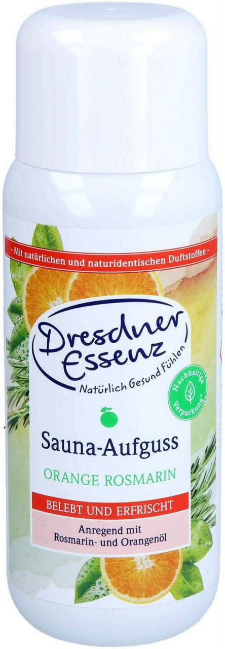 Dresdner Essenz Sauna Aufguss Orange-Rosmarin 250 ml - Saunaaufguss