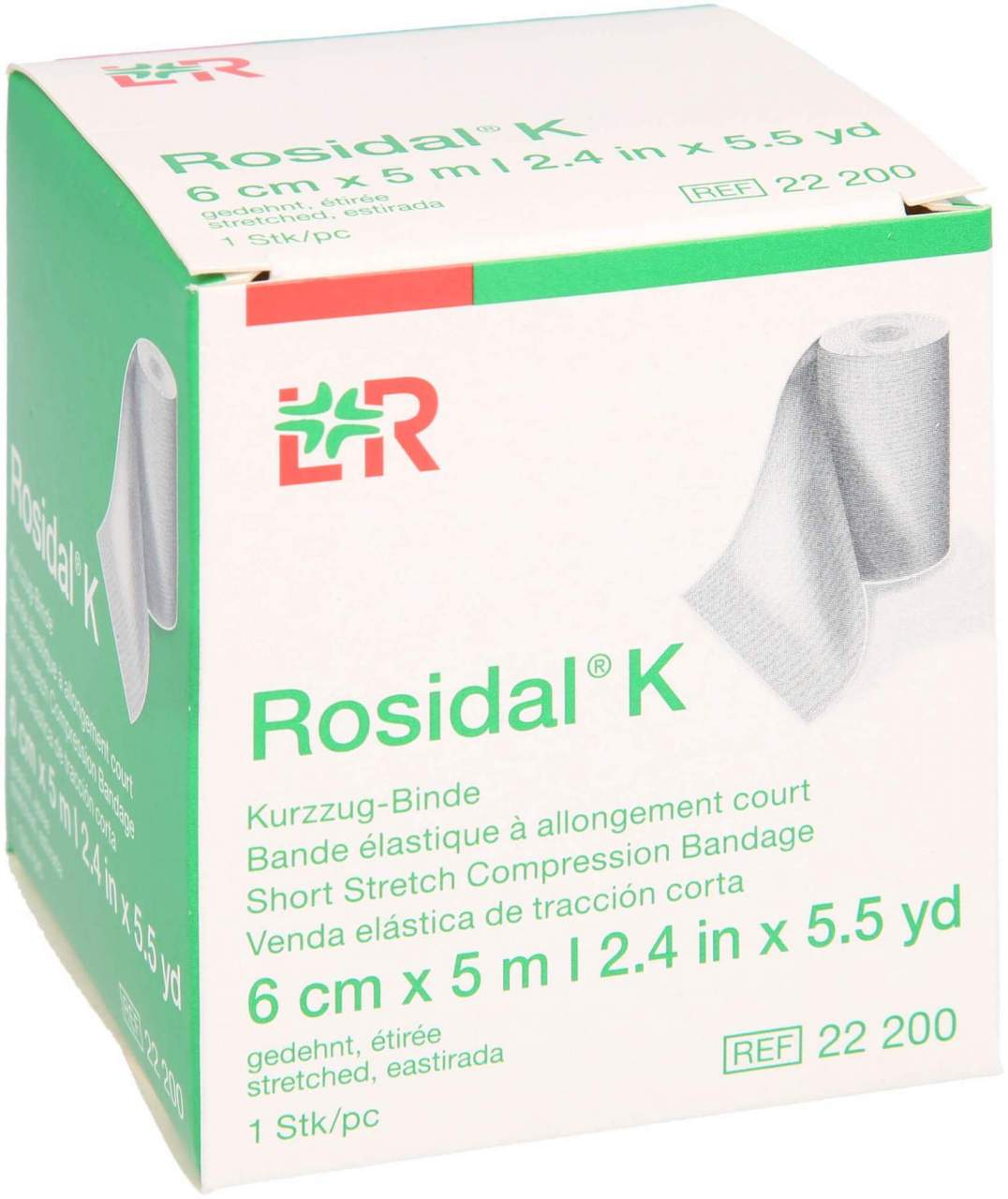 Rosidal K Binde 6 cm X 5 M 1 Stück - Zur Kompressionstherapie