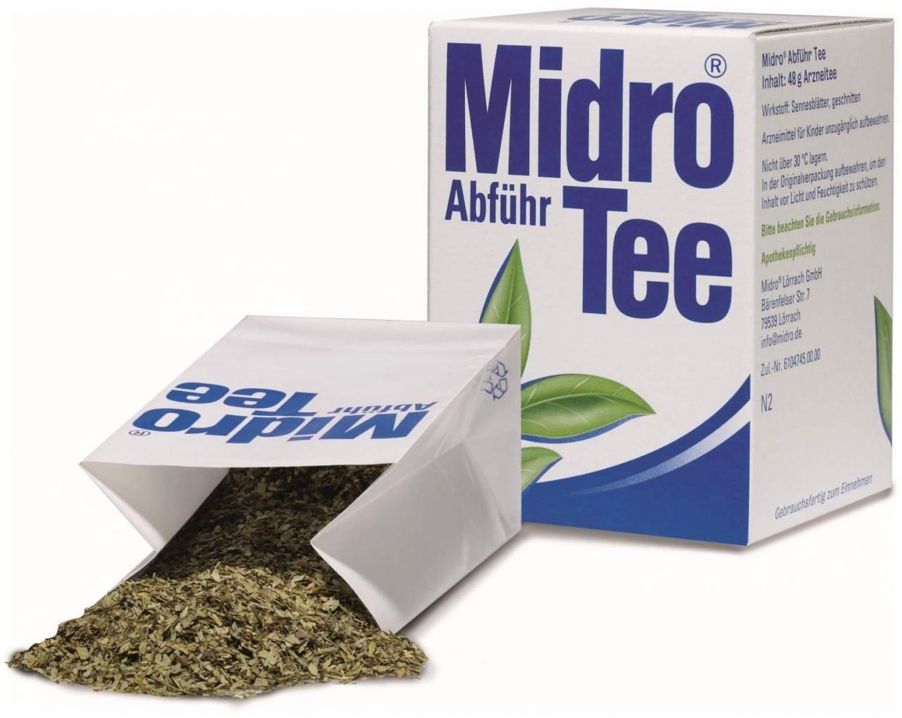 Midro Abführ Tee 48 g - Bei Verstopfung