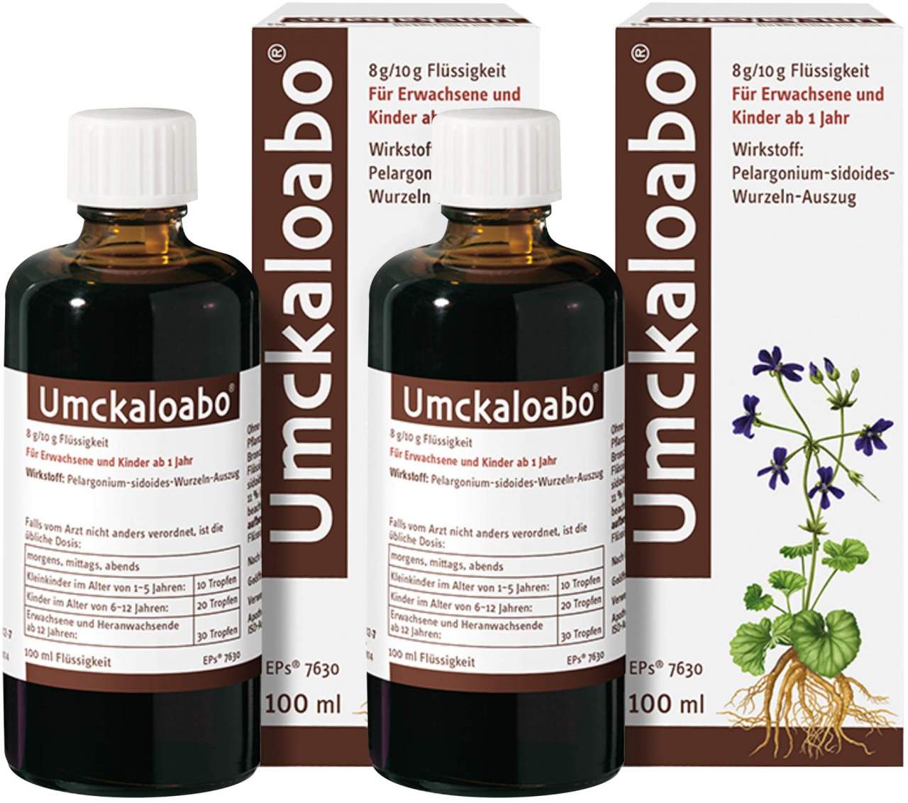 Umckaloabo Tropfen 2 x 100 ml - Volksversand Apotheke