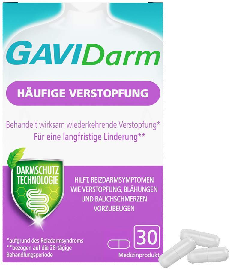 GaviDarm Häufige Verstopfung 30 Kapseln - Bei Verstopfung