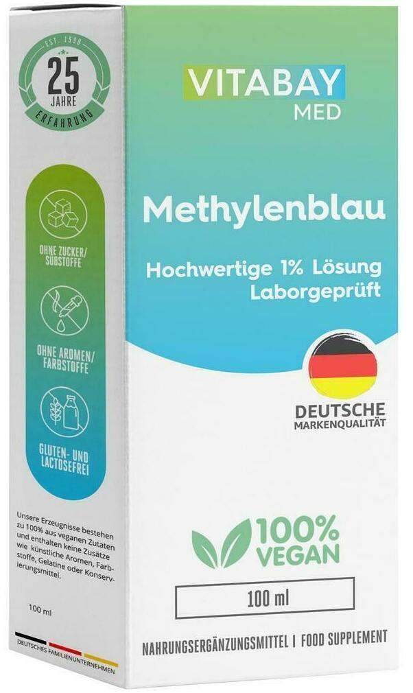 Methylenblau Hochwertige 1% Lösung Vegan - Methylenblau