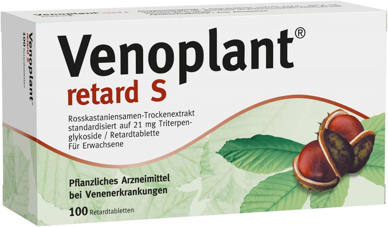 Venoplant Retard S 100 Tabletten - Bei Schmerzen Schwellung und Schweregefühl der Beine