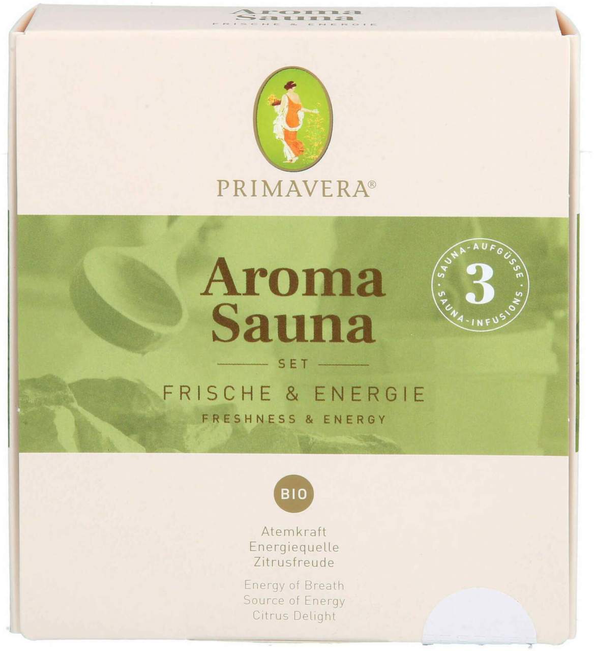 Primavera Aroma Sauna Set Frische & Energie Sauna-Aufgüsse - Sauna Aufguss