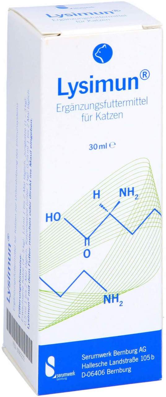 Lysimun Ergänzungsfutterm.Lsg.F.Katzen 30 ml