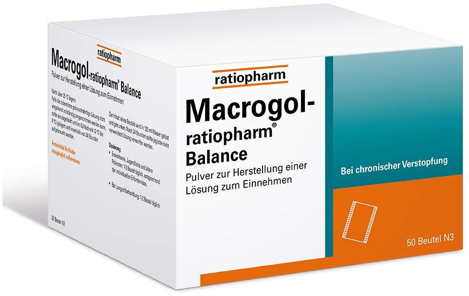 Macrogol-ratiopharm Balance 50 Beutel Pulver