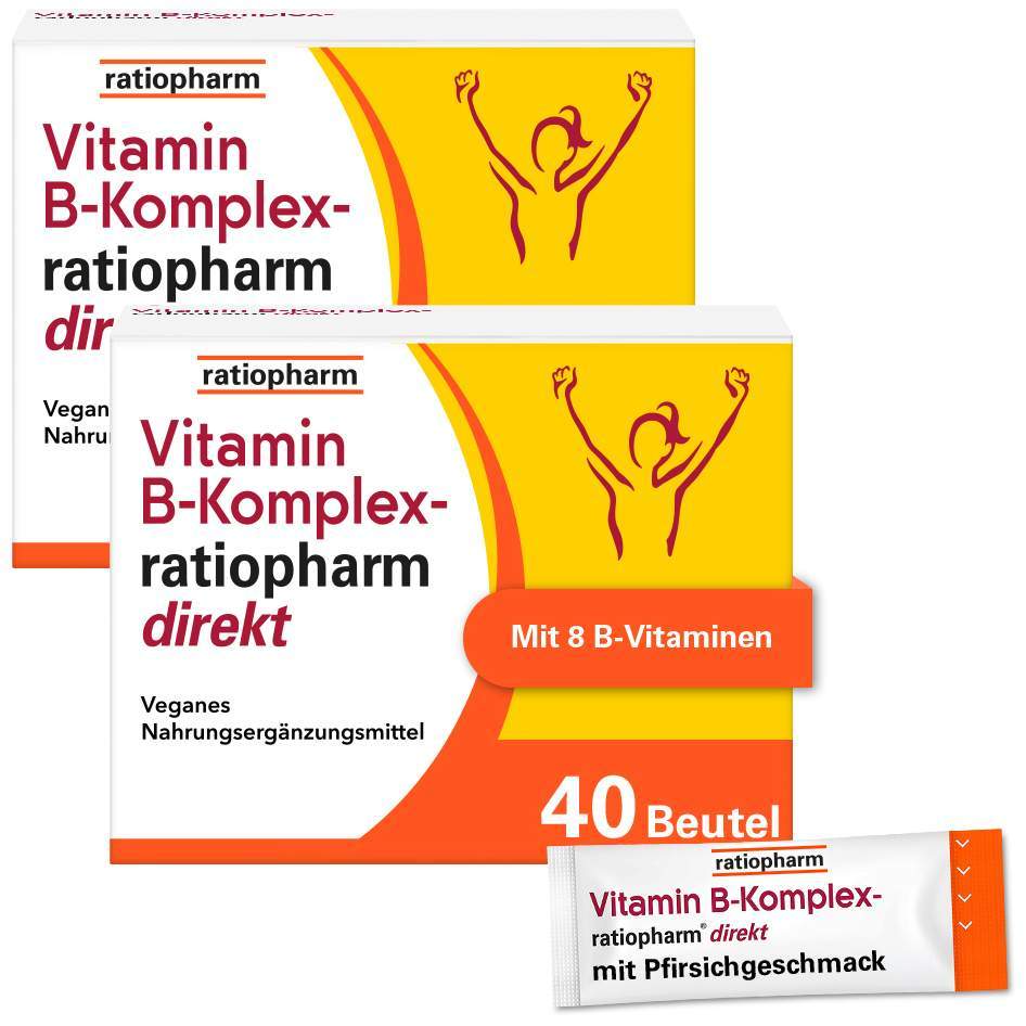 Vitamin B Komplex ratiopharm direkt 2 x 40 Beutel
