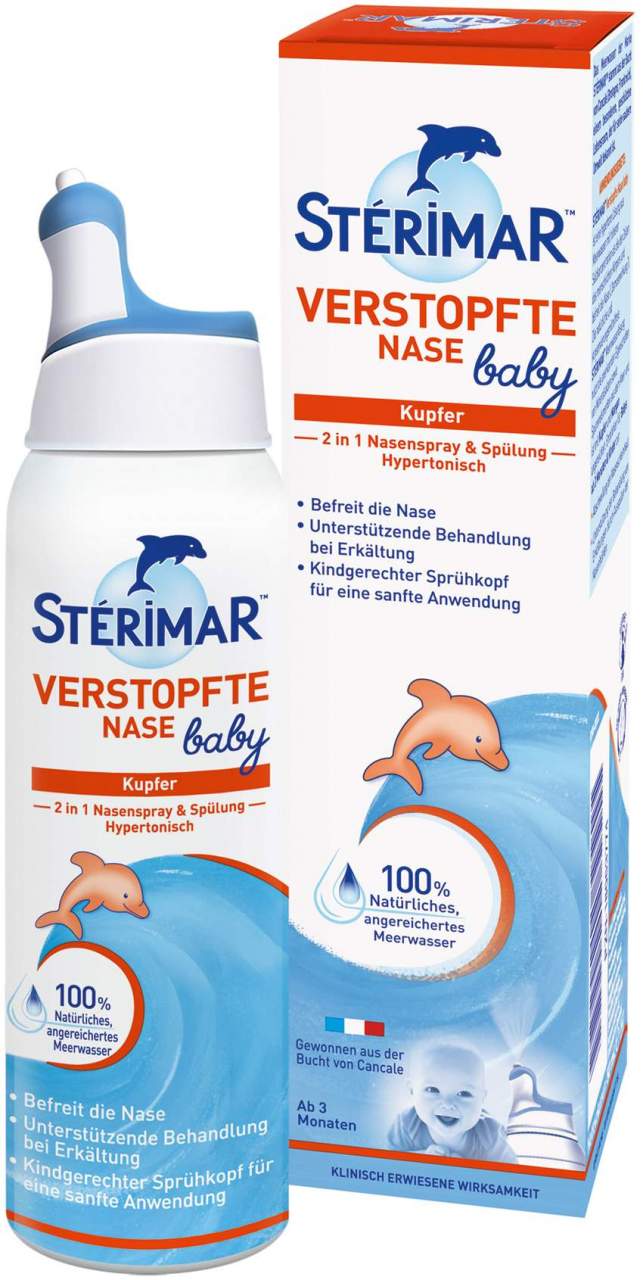 Sterimar Nasenspray Verstopfte Nase Baby Ab 3 Mon. - Bei verstopfter Nase