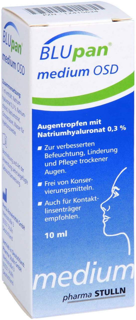 Blupan Medium Osd Augentropfen - Bei trockenen Augen